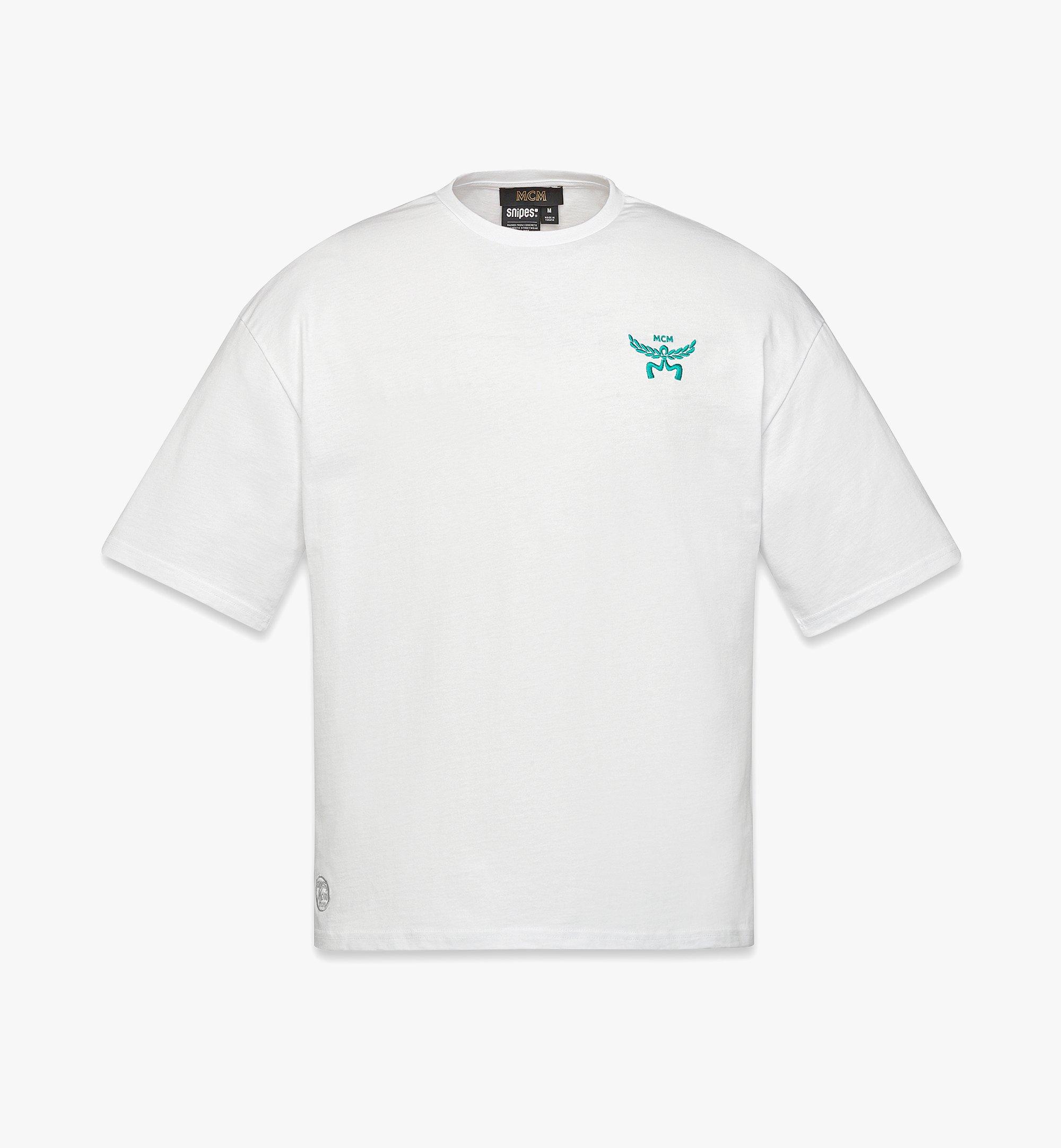 MCM x SNIPES Rhinestone Logo T-Shirt 1